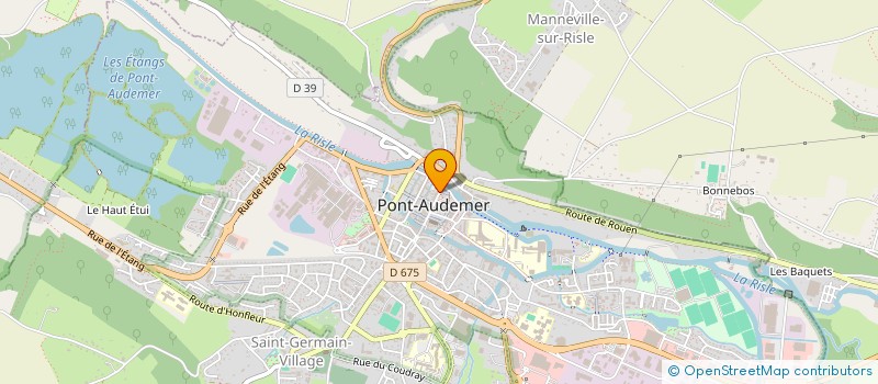 localisation de l'entreprise MADAME ANAIS DAVID à PONT-AUDEMER