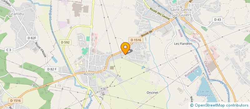 localisation de l'entreprise MADAME ANAIS DAVID  AOSTE