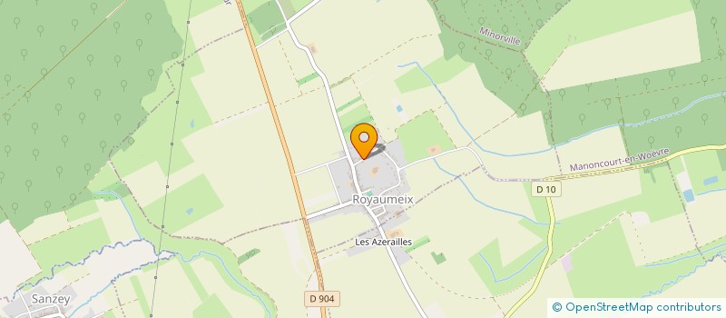 localisation de l'entreprise MADAME ANAIS DAVRAINVILLE  ROYAUMEIX