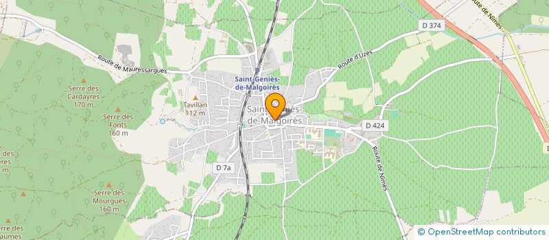 localisation de l'entreprise MADAME ANAIS DE BRUCKER  SAINT-GENIES-DE-MALGOIRES