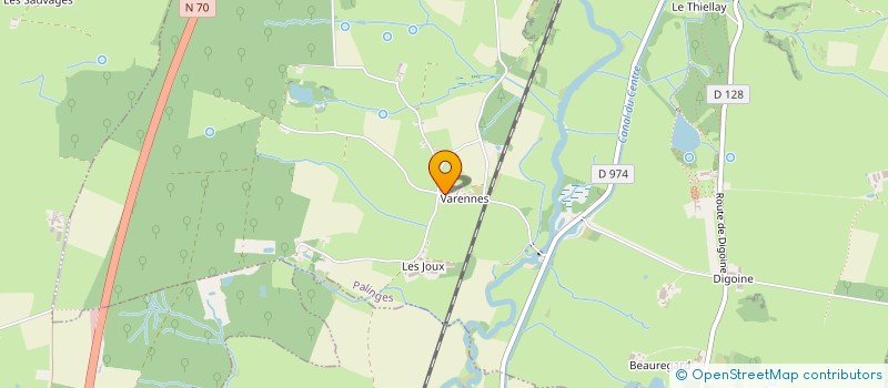 localisation de l'entreprise MADAME ANAIS DE DEMO  PALINGES