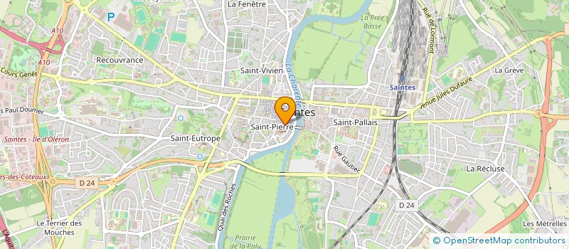 localisation de l'entreprise MADAME ANAIS DE KETELAERE  SAINTES