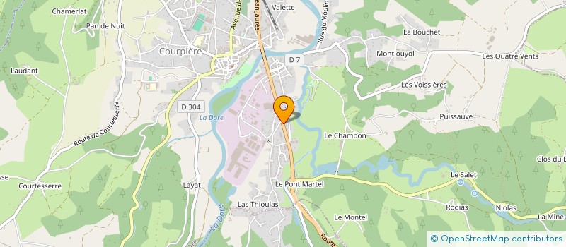 localisation de l'entreprise MADAME ANAIS DEBAILLEUX à COURPIERE