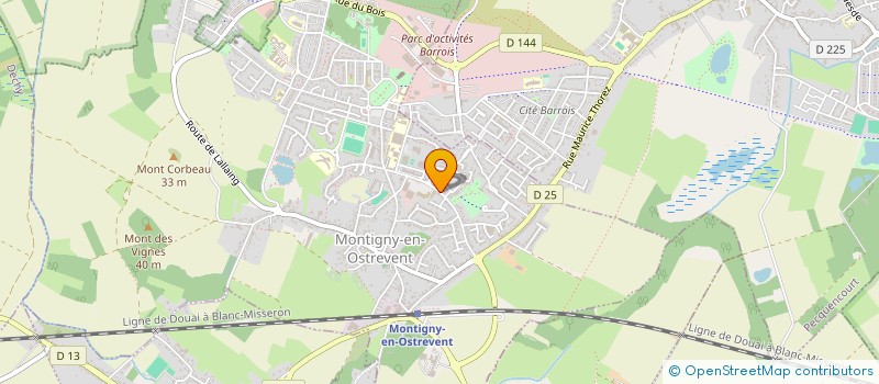 localisation de l'entreprise MADAME ANAIS DEBRET  MONTIGNY-EN-OSTREVENT