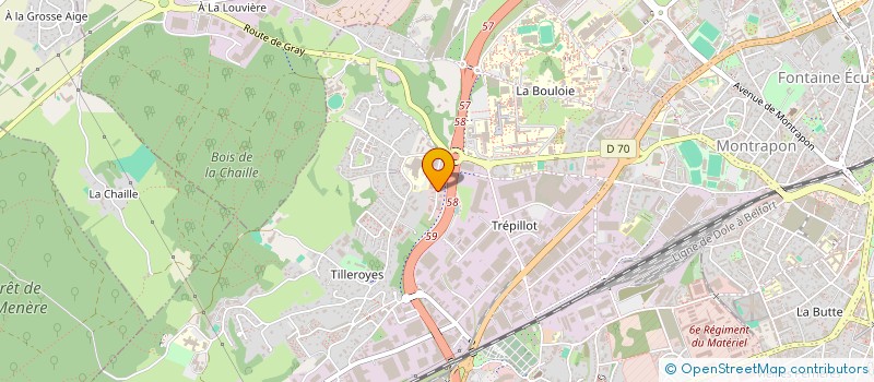 localisation de l'entreprise MADAME ANAIS DEBUCQUOIS  BESANCON