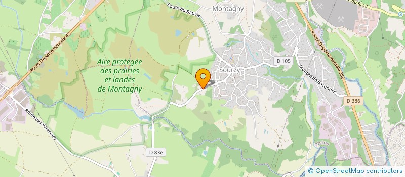 localisation de l'entreprise MADAME ANAIS DEDINGER  MONTAGNY