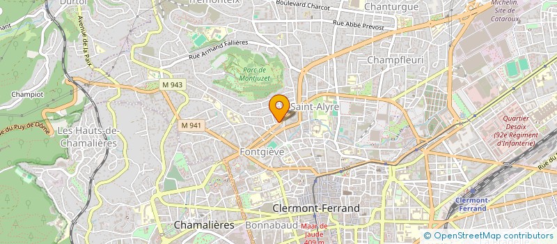 localisation de l'entreprise MADAME ANAIS DEGOULANGE  CLERMONT-FERRAND