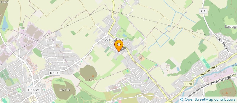 localisation de l'entreprise MADAME ANAIS DEGROS  LOZINGHEM