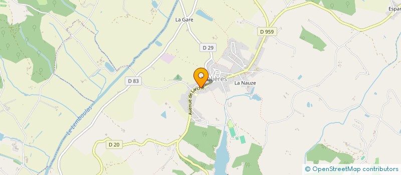 localisation de l'entreprise MADAME ANAIS DEGUILLAUME  MOLIERES