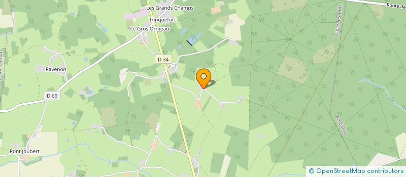 localisation de l'entreprise MADAME ANAIS DELABBEY  CLERE-LES-PINS