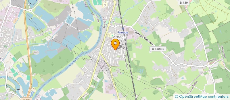 localisation de l'entreprise MADAME ANAIS DELAFOSSE  ARNAGE