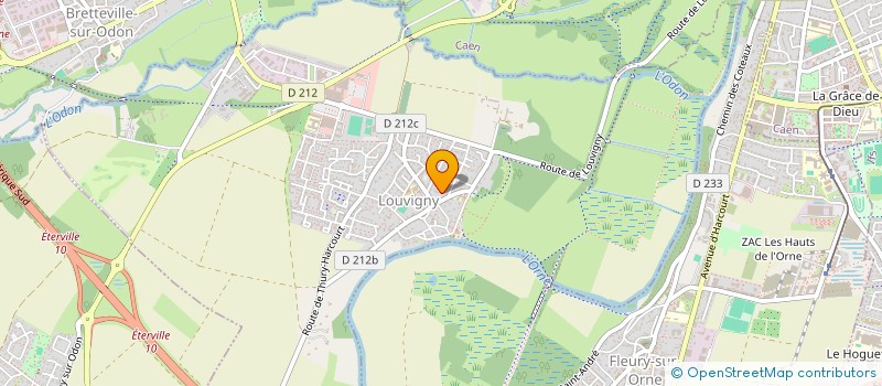 localisation de l'entreprise MADAME ANAIS DELAFOSSE  LOUVIGNY