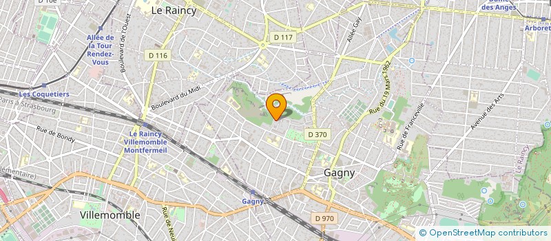 localisation de l'entreprise MADAME ANAIS DELAPORTE  GAGNY
