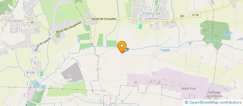 localisation de l'entreprise MADAME ANAIS DELAUNAY  VILLETTE-DE-VIENNE