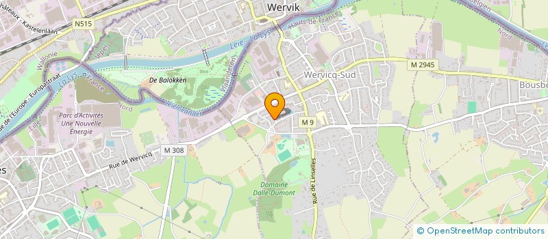 localisation de l'entreprise MADAME ANAIS DELBARRE  WERVICQ-SUD