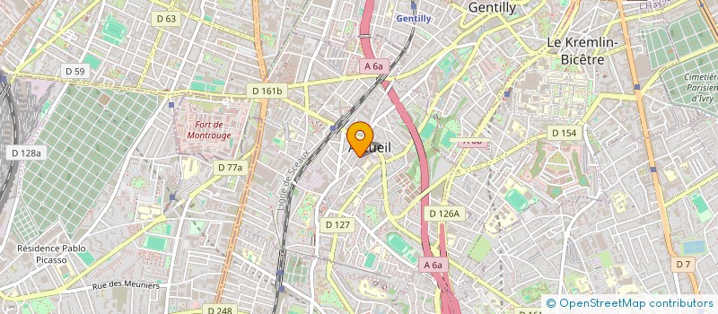 localisation de l'entreprise MADAME ANAIS DELLLA CAGNA  ARCUEIL