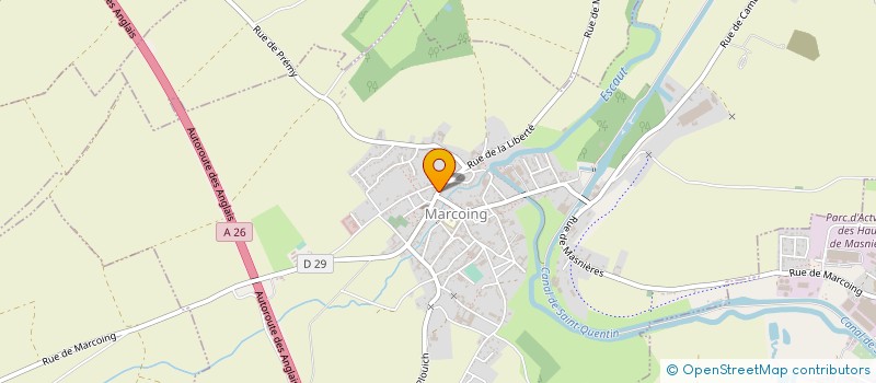 localisation de l'entreprise MADAME ANAIS DEMARAIS  CAMBRAI