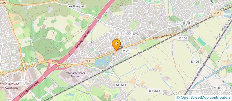 localisation de l'entreprise MADAME ANAIS DEMARCQ à BAILLARGUES