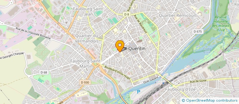 localisation de l'entreprise MADAME ANAIS DEMARESCAUT à SAINT-QUENTIN