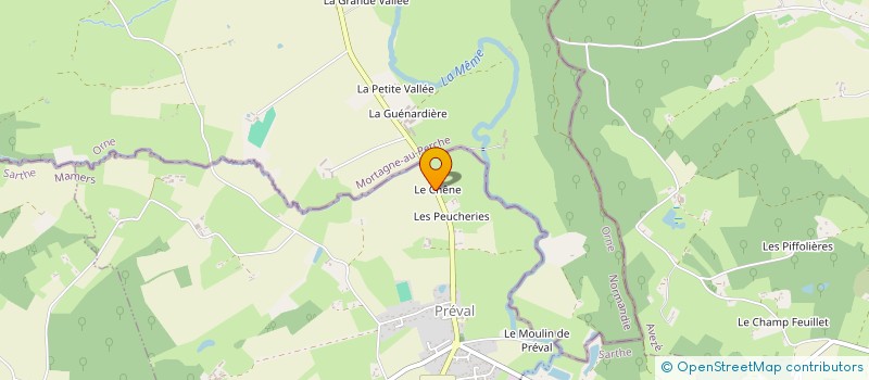 localisation de l'entreprise MADAME ANAIS DEMEESTER  PREVAL