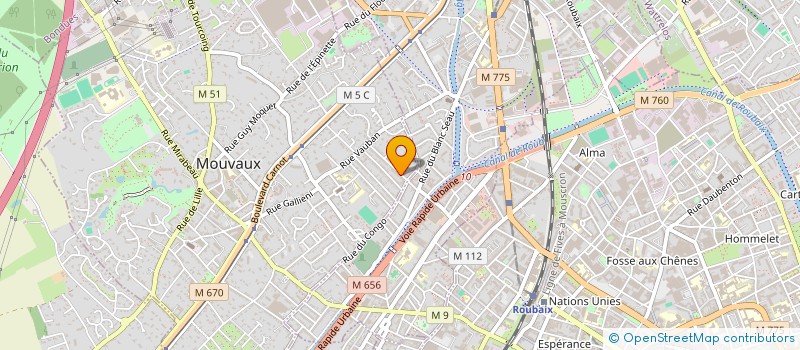 localisation de l'entreprise MADAME ANAIS DEPRAETERE à MOUVAUX