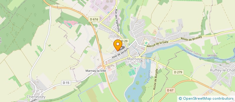 localisation de l'entreprise MADAME ANAIS DEPREZ  MARNAY