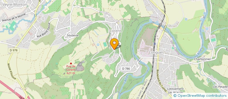 localisation de l'entreprise MADAME ANAIS DERAIN  CORENT