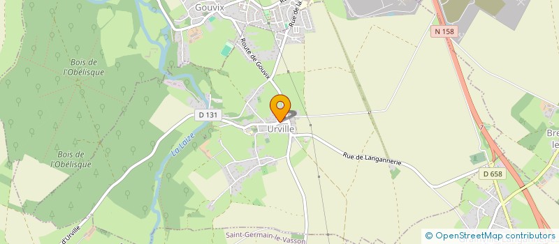 localisation de l'entreprise MADAME ANAIS DESRETTES  URVILLE