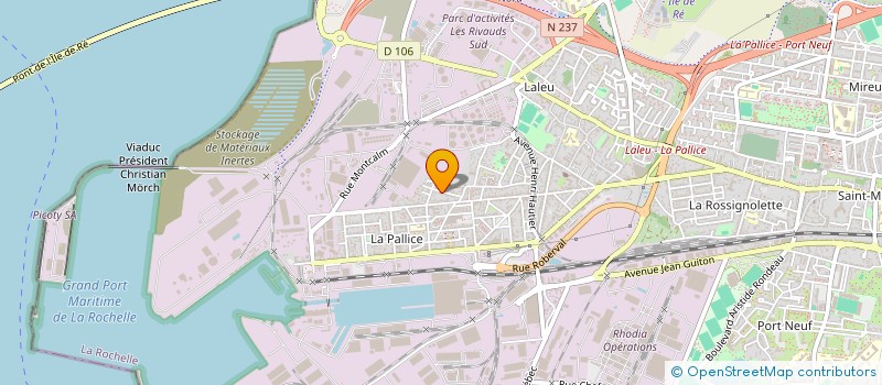 localisation de l'entreprise MADAME ANAIS DESSAGNE  LA ROCHELLE