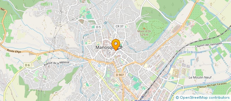 localisation de l'entreprise MADAME ANAIS DESSAUD à MANOSQUE