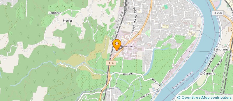 localisation de l'entreprise MADAME ANAIS DEYGAS à TOURNON-SUR-RHONE