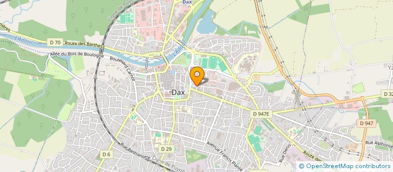 localisation de l'entreprise MADAME ANAIS DHIVER  DAX