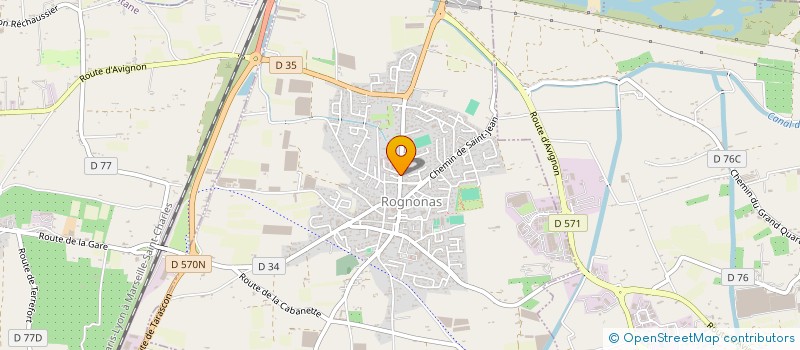 localisation de l'entreprise MADAME ANAIS DI GIULIO  ROGNONAS