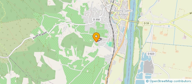 localisation de l'entreprise MADAME ANAIS DI LUNA  BOURG-SAINT-ANDEOL