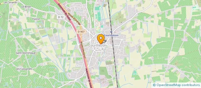 localisation de l'entreprise MADAME ANAIS DIAS DAS ALMAS  COURTHEZON