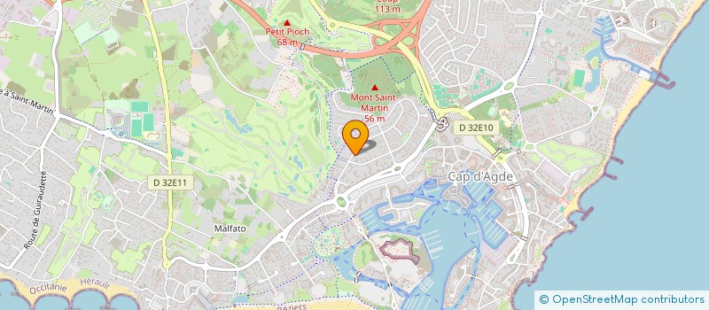 localisation de l'entreprise MADAME ANAIS DOHEN  AGDE