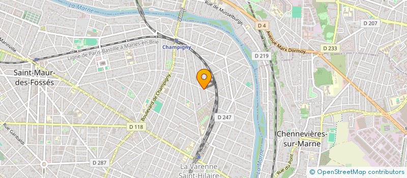 localisation de l'entreprise MADAME ANAIS DOMBRET  SAINT-MAUR-DES-FOSSES