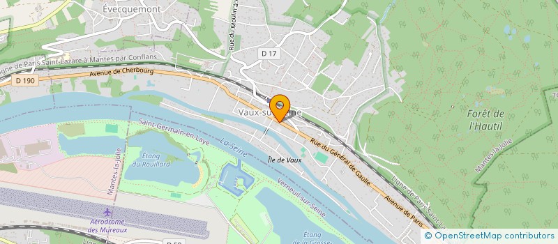 localisation de l'entreprise MADAME ANAIS DORE  VAUX-SUR-SEINE