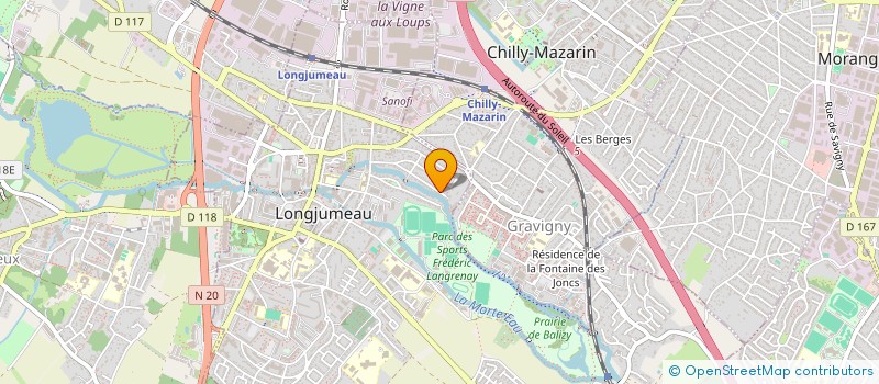 localisation de l'entreprise MADAME ANAIS DOS SANTOS à LONGJUMEAU