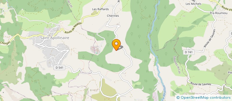 localisation de l'entreprise MADAME ANAIS DOU  SAVINES-LE-LAC