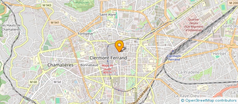 localisation de l'entreprise MADAME ANAIS DROBNIAK  CLERMONT-FERRAND