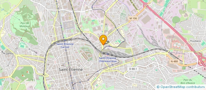 localisation de l'entreprise MADAME ANAIS DROUET  SAINT-ETIENNE