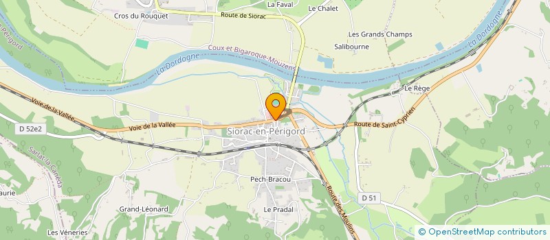 localisation de l'entreprise MADAME ANAIS DUBOIS à SIORAC-EN-PERIGORD