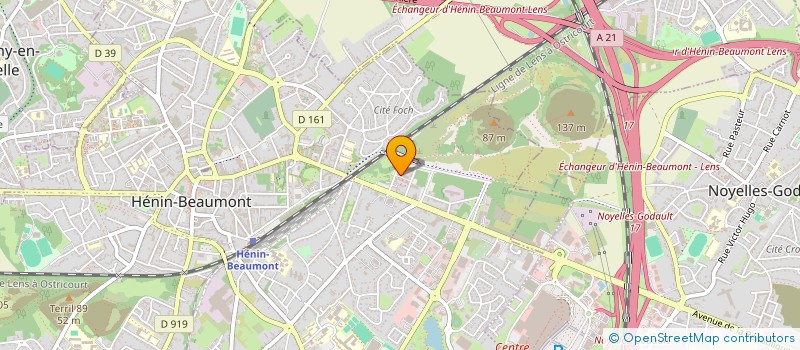 localisation de l'entreprise MADAME ANAIS DUBOIS  HENIN-BEAUMONT