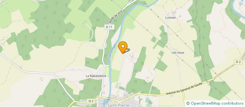 localisation de l'entreprise MADAME ANAIS DUCHAUSSOY  SAINT-PIERRE-DE-MAILLE