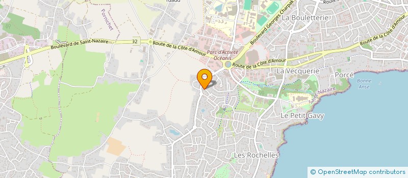 localisation de l'entreprise MADAME ANAIS DUCLOS  SAINT-NAZAIRE