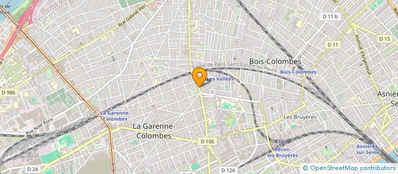 localisation de l'entreprise MADAME ANAIS DUGUE  LA GARENNE-COLOMBES