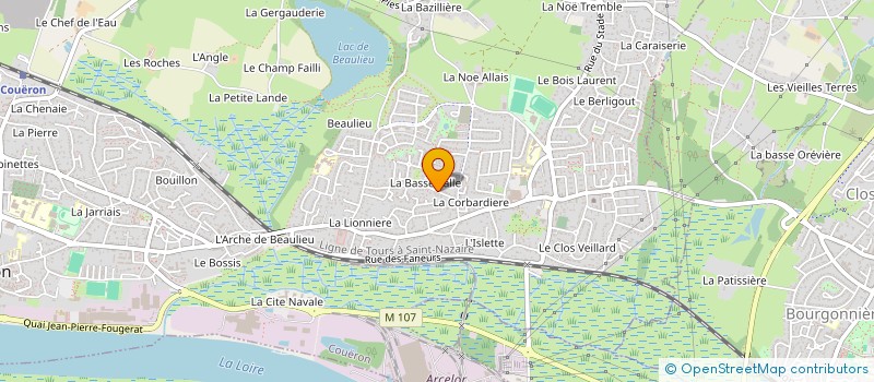 localisation de l'entreprise MADAME ANAIS DUHIL  COUERON