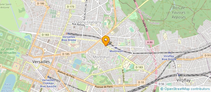 localisation de l'entreprise MADAME ANAIS DULAC à VERSAILLES
