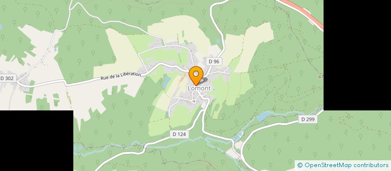 localisation de l'entreprise MADAME ANAIS DUPATY  LOMONT